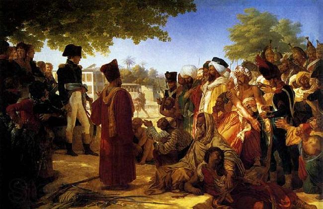 Baron Pierre Narcisse Guerin Napoleon Pardoning the Rebels at Cairo Norge oil painting art